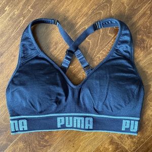 NWOT Black Puma Sports Bra